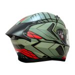 AGV K3 Decept Matt Black Green Red (6)