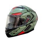 AGV K3 Decept Matt Black Green Red (6)