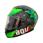 AGV K3 Kamaleon Black Red Green (5)