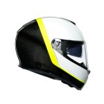 AGV Sportmodular Ray Carbon White Yellow Fluo (1)