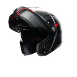 AGV Tourmodular Multi Frequency Matt Gunmetal Red (1)