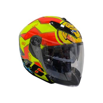AGV K-5 Jet Top Rossi Soleluna 2001 Helmet (Asian Fit)