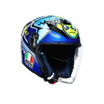 AGV K-5 Jet Top Rossi Misano 2015 Helmet (Asian Fit)