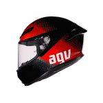 AGV K6 S Fision 2 Black Red (1)