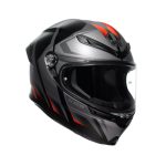 AGV K6 S Krave Matt Black Grey Red (1)