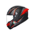 AGV K6 S Slashcut Black Grey Red (1)