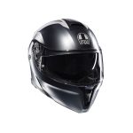 AGV Streetmodular Resia Matt Grey Silver Red (1)