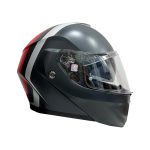 AGV Streetmodular Resia Matt Grey Silver Red (1)