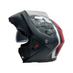 AGV Streetmodular Resia Matt Grey Silver Red (1)