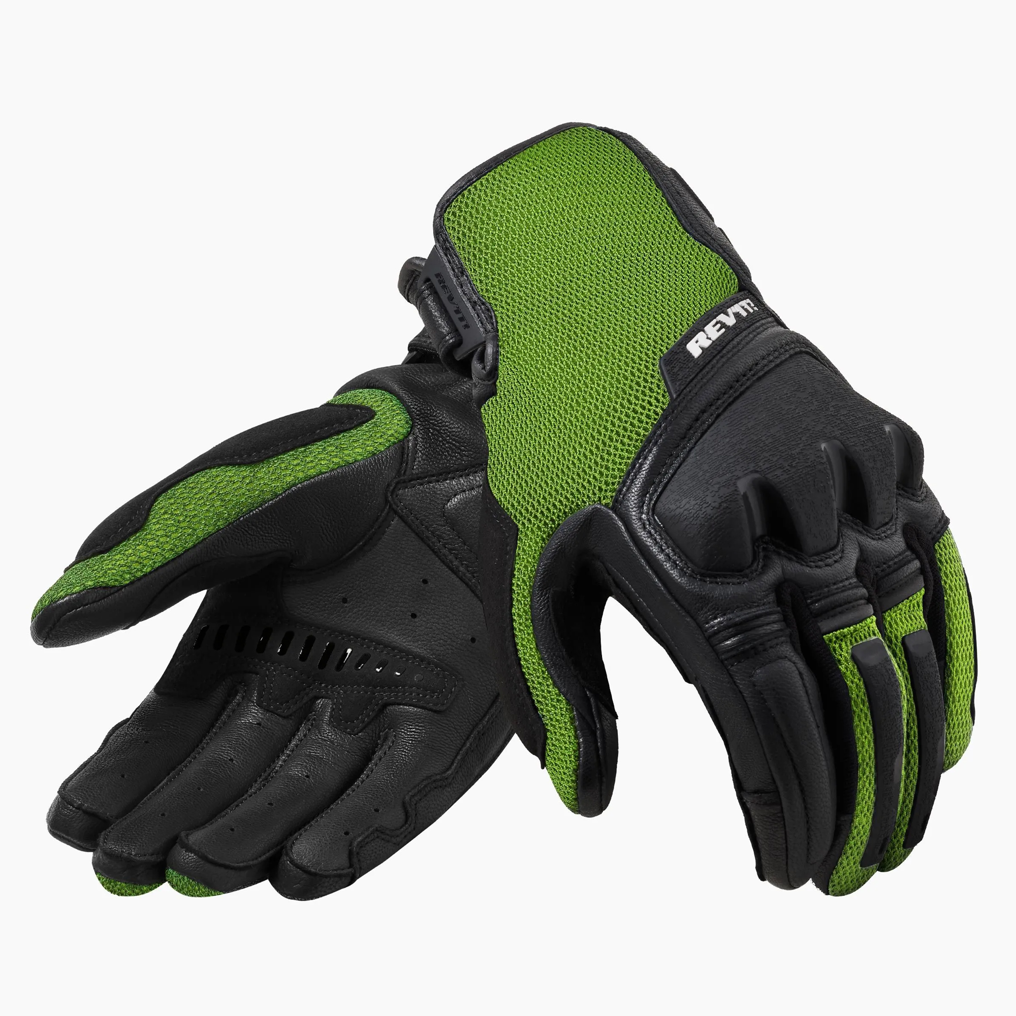 REV'IT! Duty Gloves Black Neon Yellow (1)