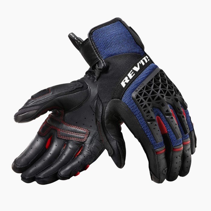 REV'IT! Sand 4 Gloves Black Blue (1)